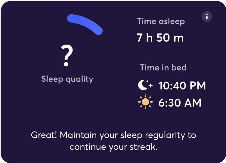 Sleep Quality Unknown