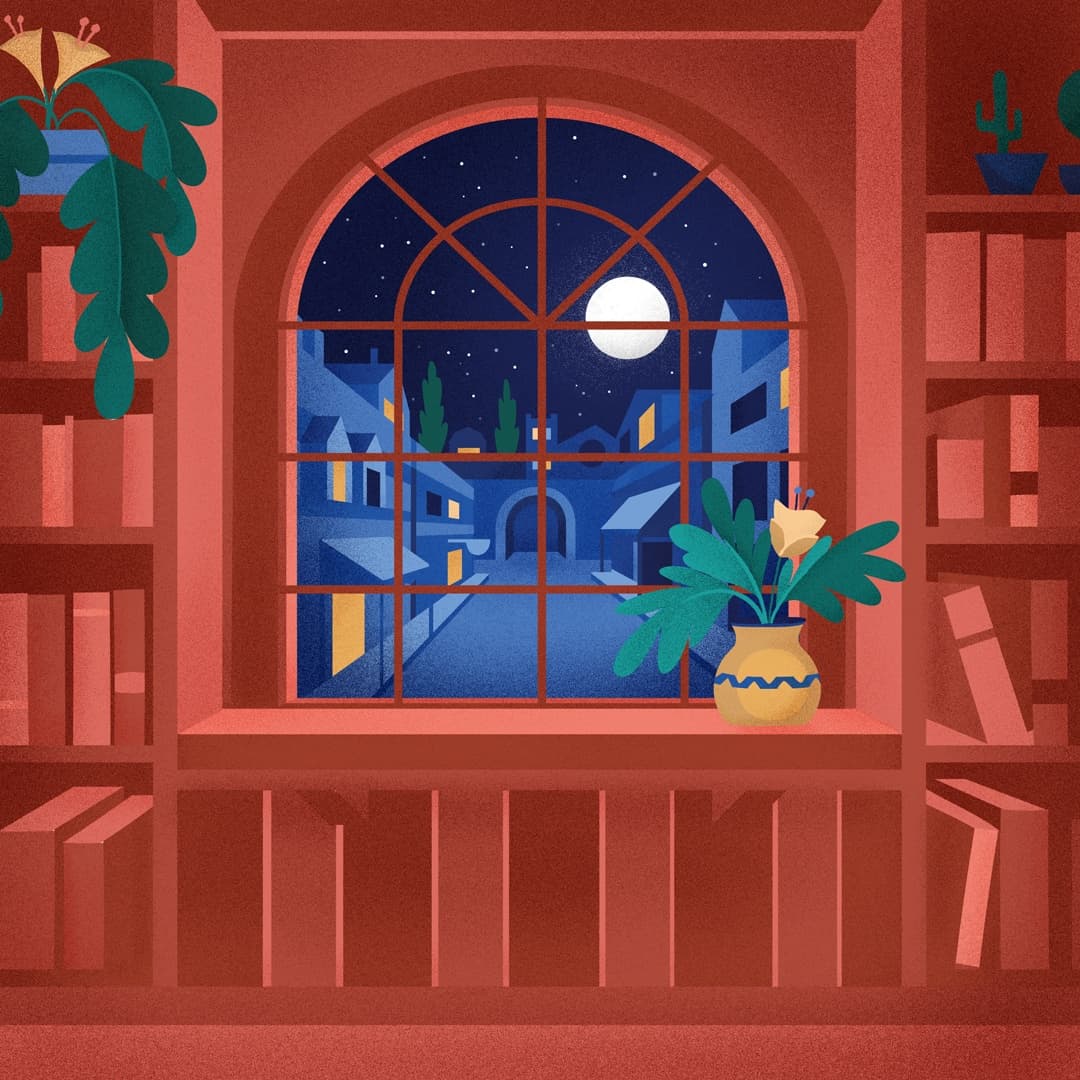 After Hours at the Double Oaks Library